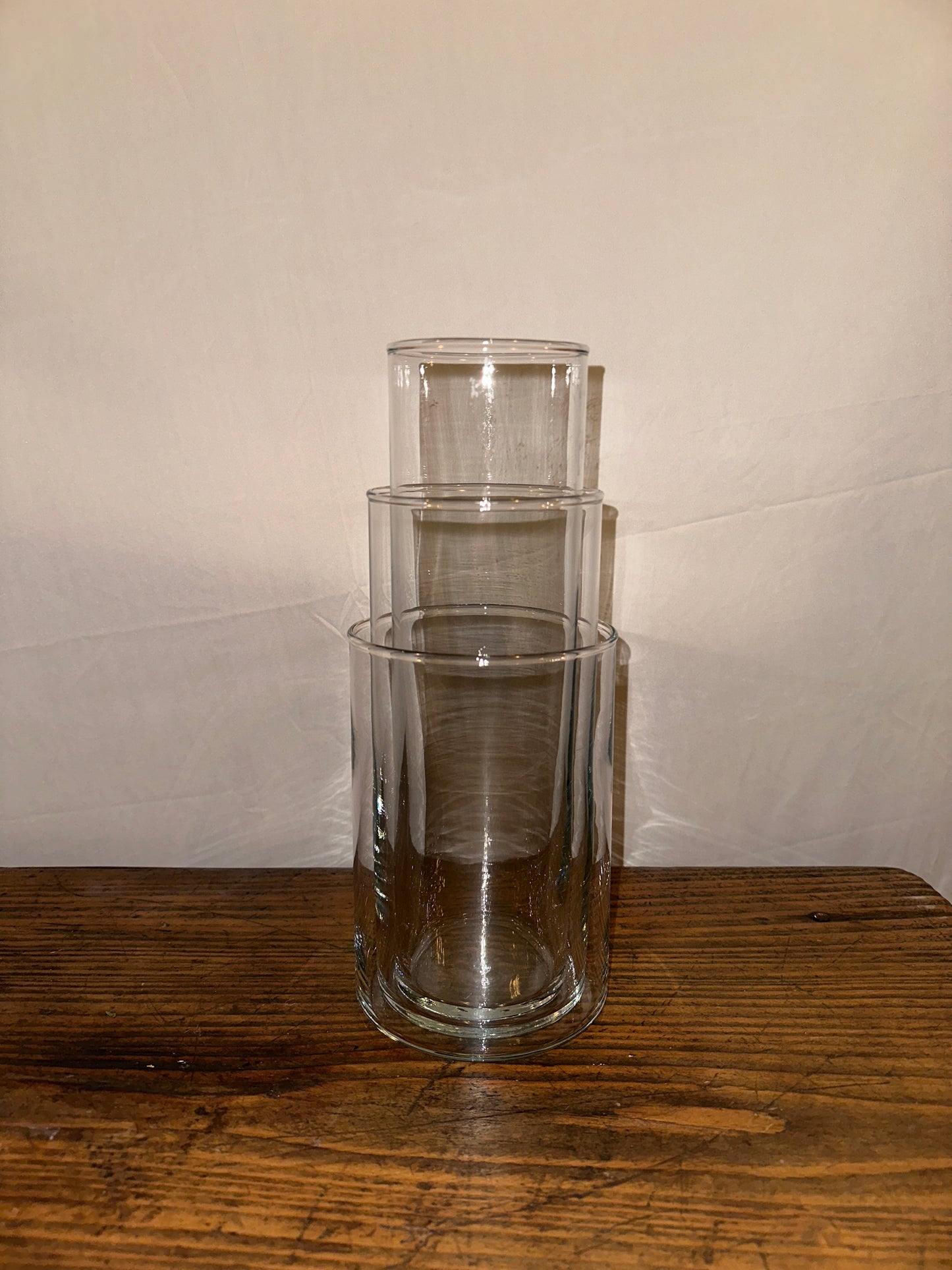 Lot de Vases Cylindriques